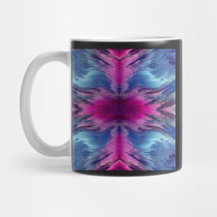 pink and blue tile Mug